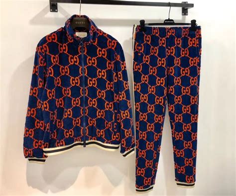 fake gucci tracksuit bottoms|gucci jogging suits cheap.